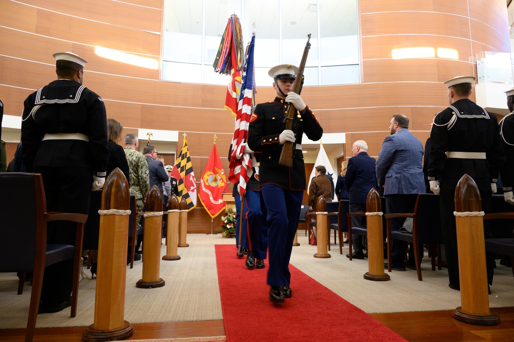 USNS Bethesda (T-EMS-1) Named at Special Ceremony at NSAB on January 8, 2024