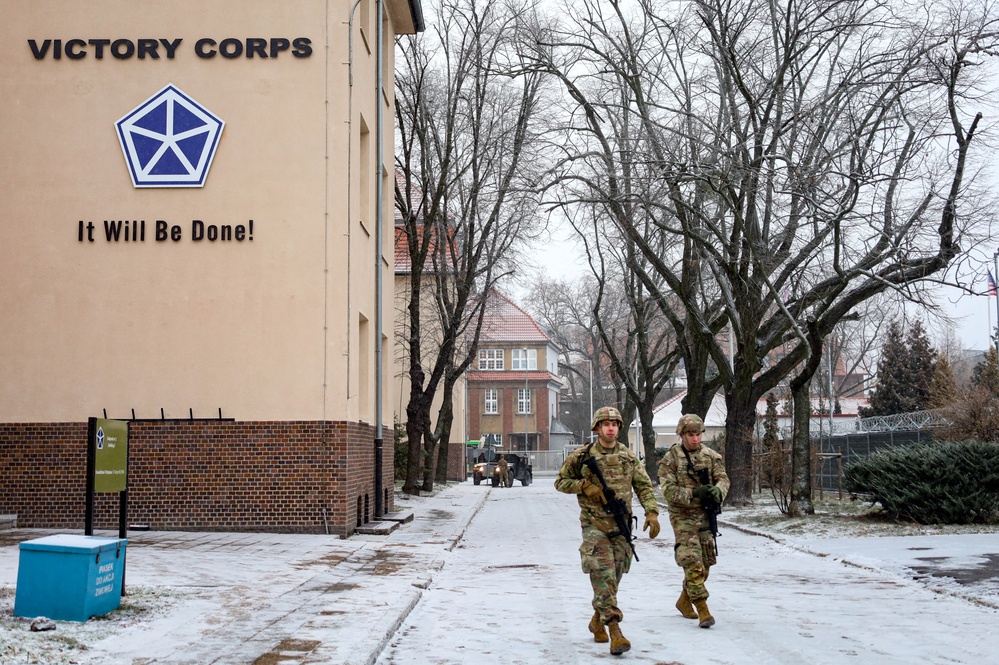 Camp Kościuszko U.S. - Polish Military Police Battle Drill