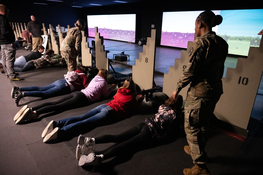 High School students experience Soldier life for a day