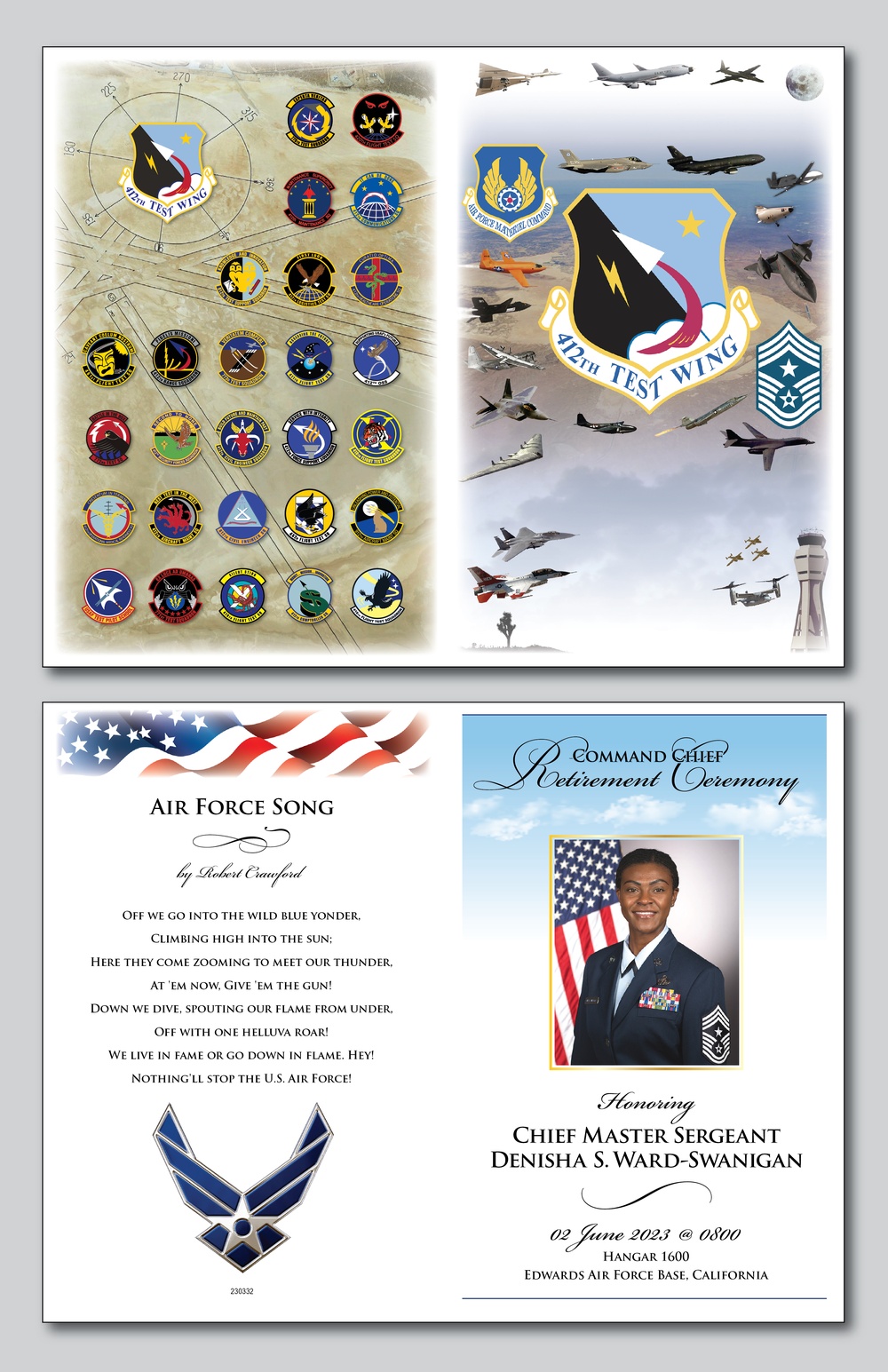 Chief Master Sergeant Denisha Ward-Swanigan Retirement Ceremony Program