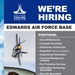 Edwards AFB Hiring Event Table Tent