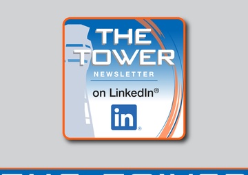 The Tower 2023 E-newsletter Header, and Linked-In Profile Graphic