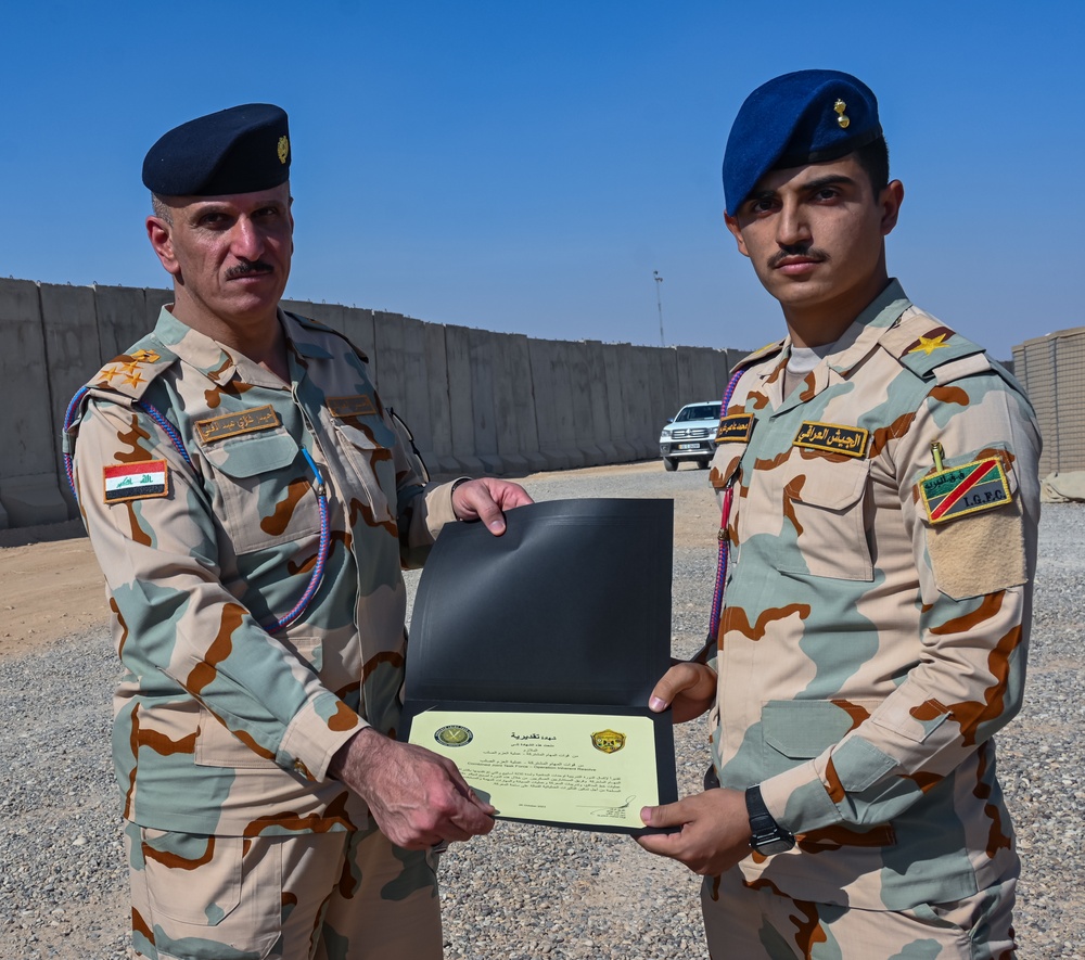 TF Redleg and Iraqi Soldiers Conduct Artillery Training