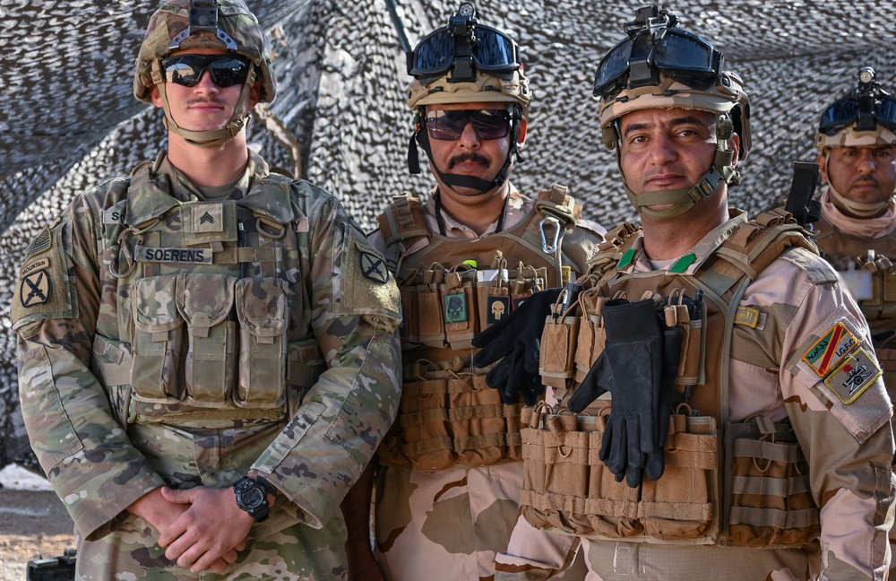 TF Redleg and Iraqi Soldiers Conduct Artillery Training