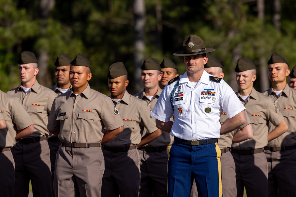 Infantry Turning Blue Ceremony