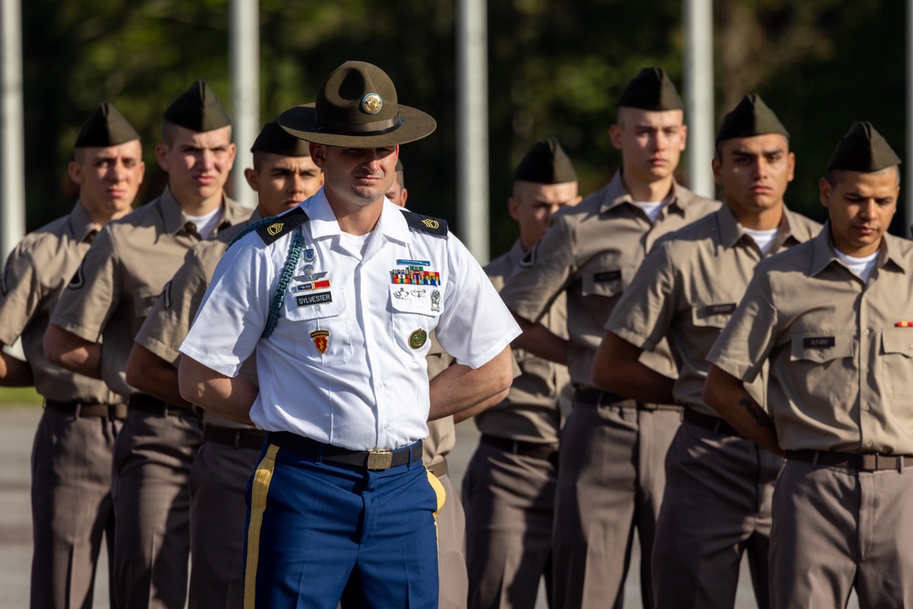 Infantry Turning Blue Ceremony