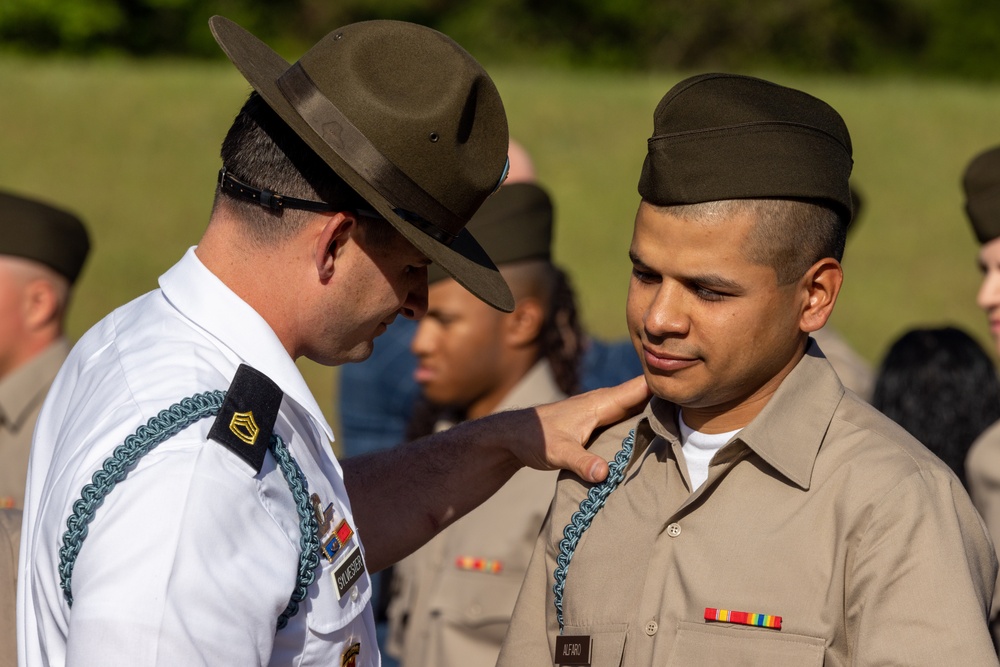 Infantry Turning Blue Ceremony