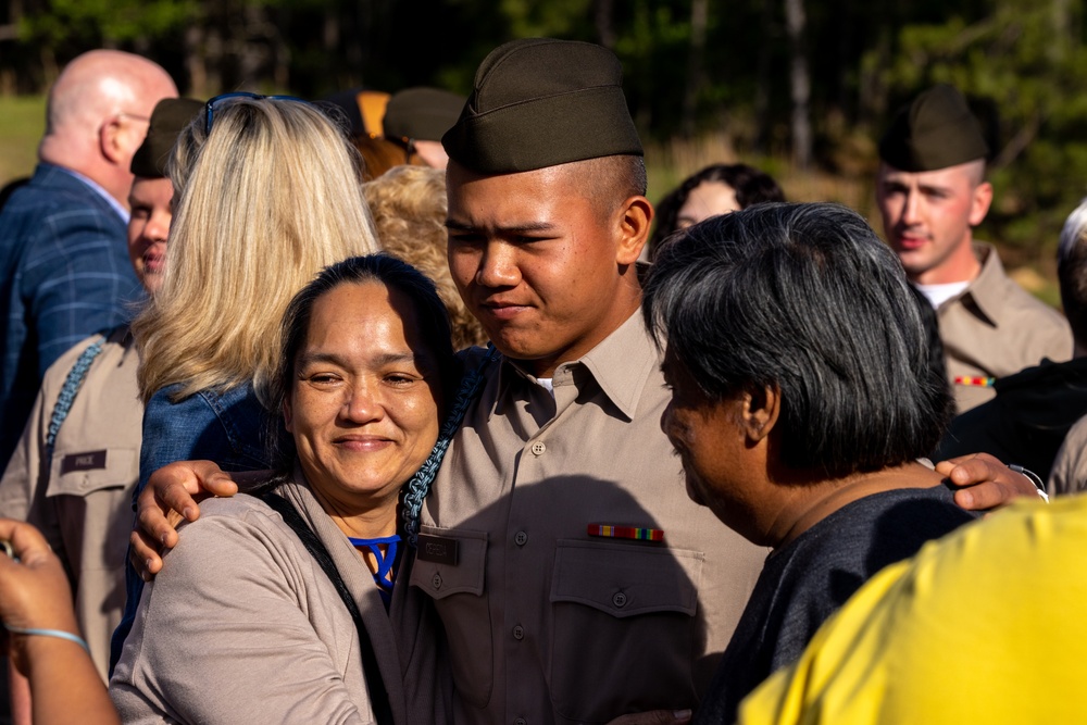 Infantry Turning Blue Ceremony