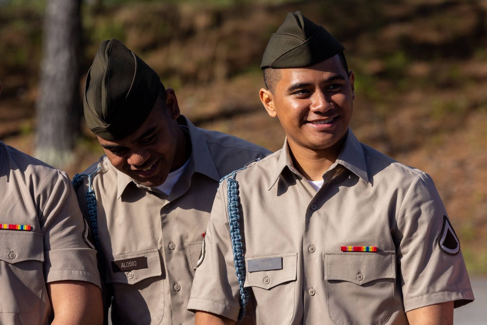 Infantry Turning Blue Ceremony