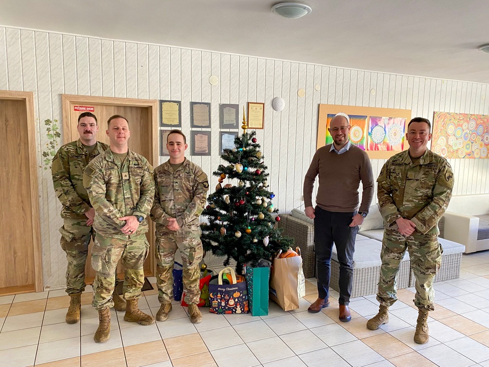 Civil Affairs Brings Holiday Gifts to Slovak Orphanage