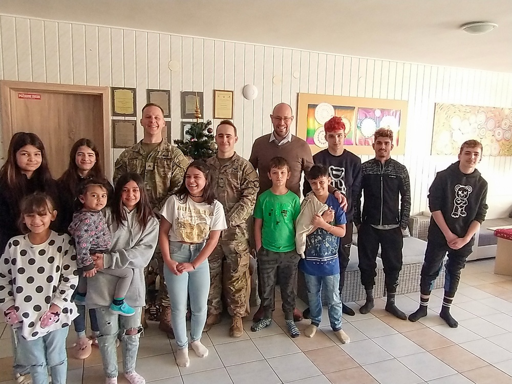 Civil Affairs Brings Holiday Gifts to Slovak Orphanage