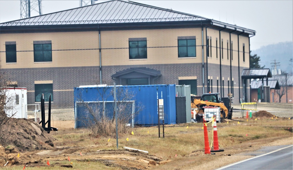 Fort McCoy’s brigade headquarters construction project reaches 96 percent complete as New Year 2024 begins; work continues