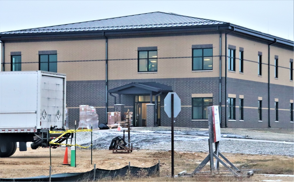 Fort McCoy’s brigade headquarters construction project reaches 96 percent complete as New Year 2024 begins; work continues