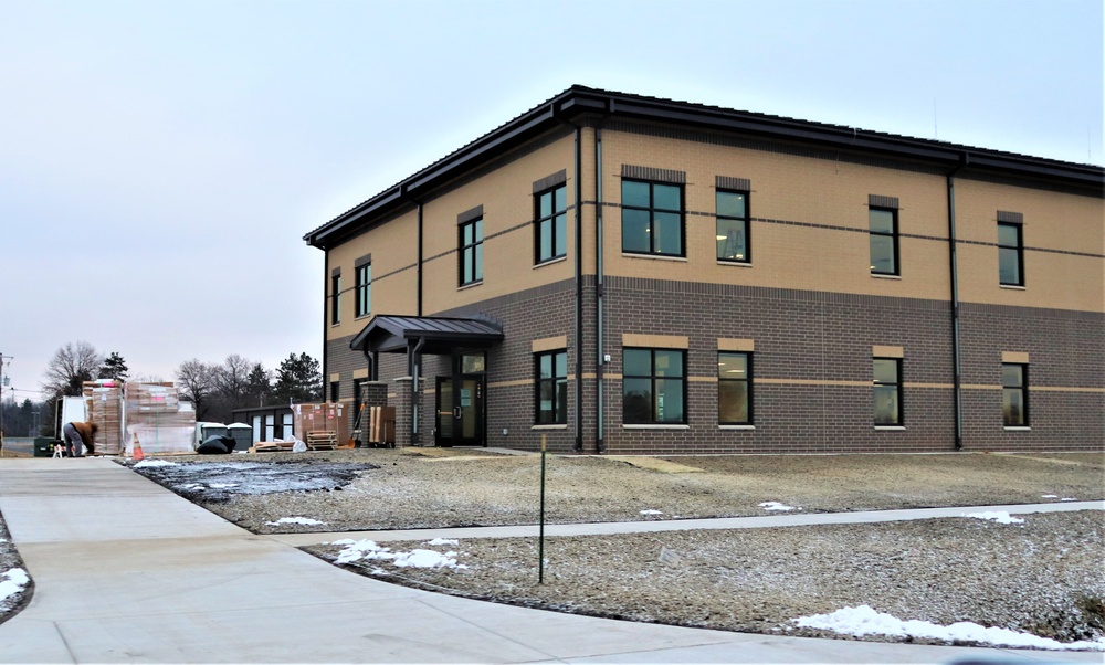 Fort McCoy’s brigade headquarters construction project reaches 96 percent complete as New Year 2024 begins; work continues