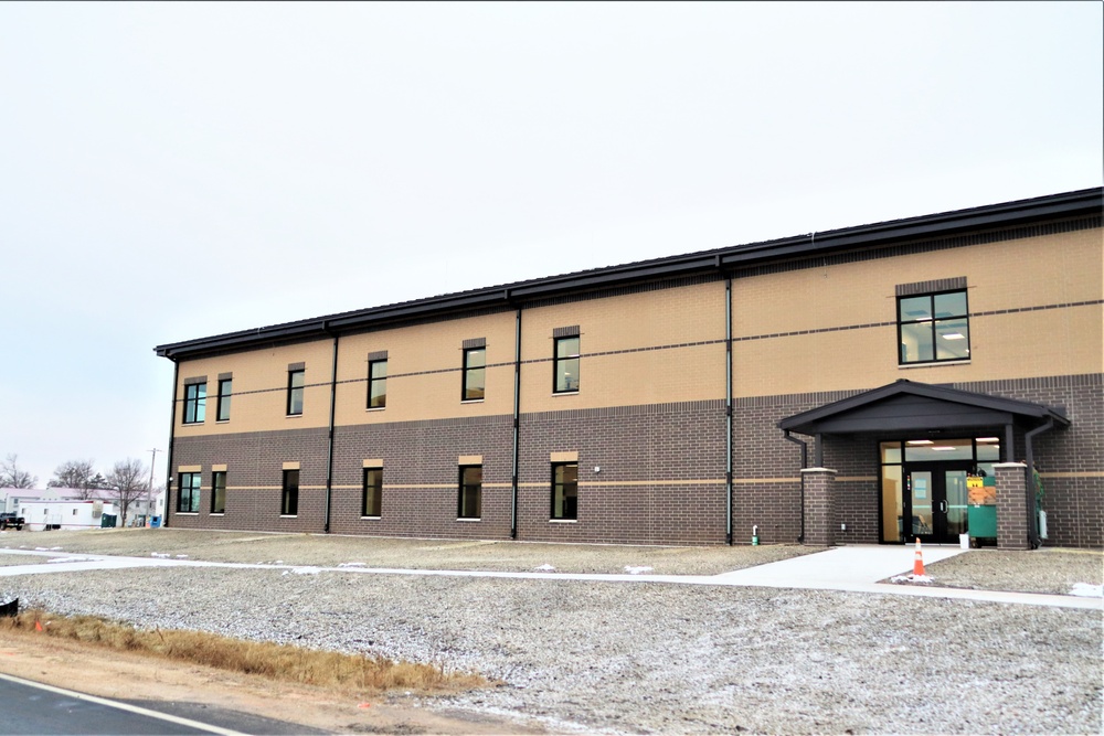 Fort McCoy’s brigade headquarters construction project reaches 96 percent complete as New Year 2024 begins; work continues