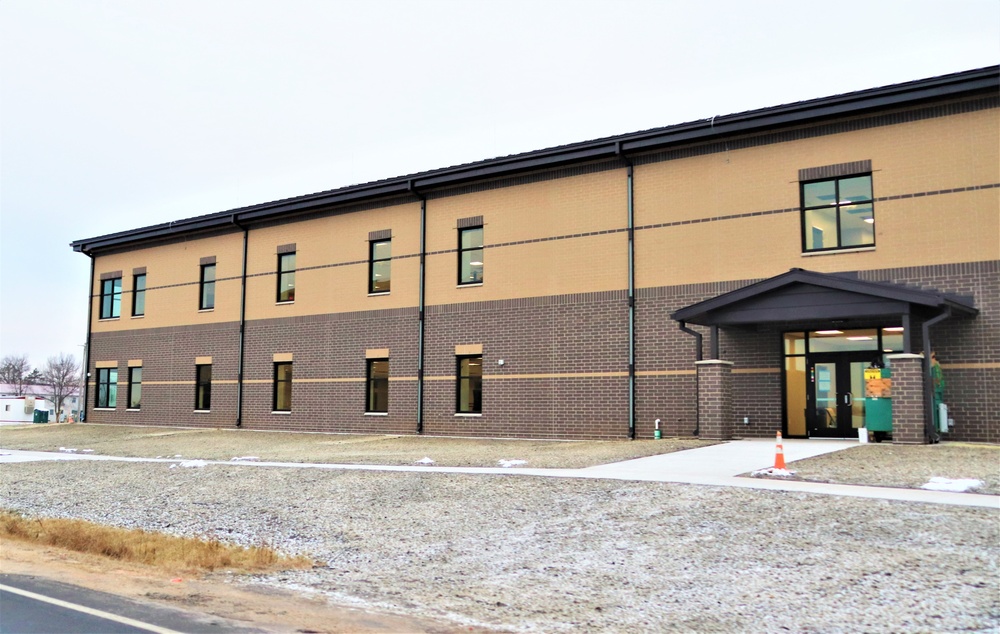 Fort McCoy’s brigade headquarters construction project reaches 96 percent complete as New Year 2024 begins; work continues