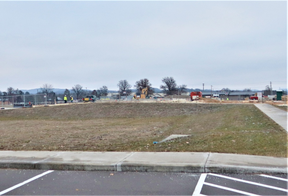 Building of third, four-story, 60,000-square-foot barracks at Fort McCoy continues as January 2024 begins