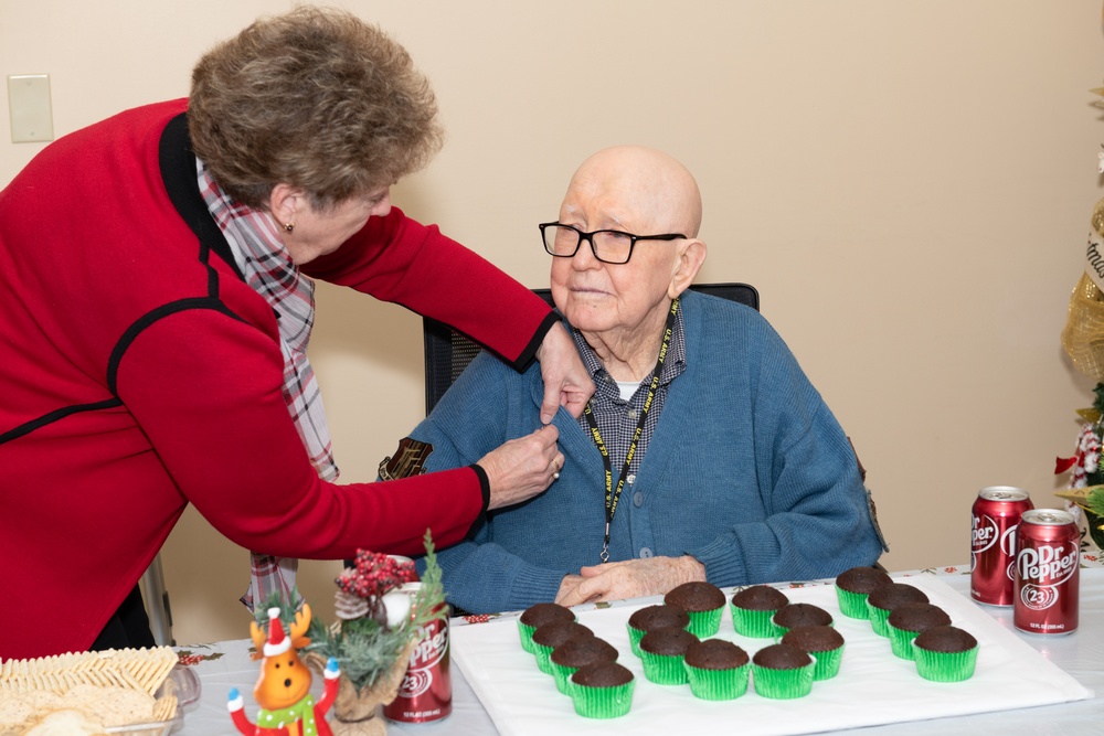 David Grant USAF Medical Center celebrates volunteer’s 101st birthday and 59 years of service