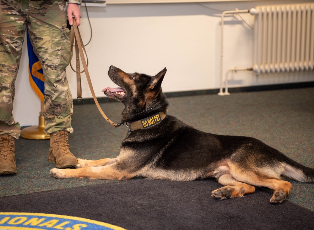 52 SFS MWD Retires from Active Service