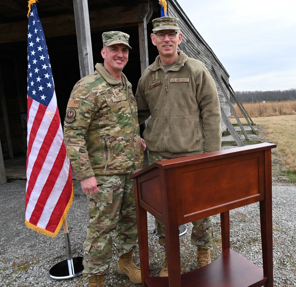 Command Chief Master Sgt. Flosi Reenlistment