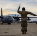 HC-130J Combat King II prepares to taxi