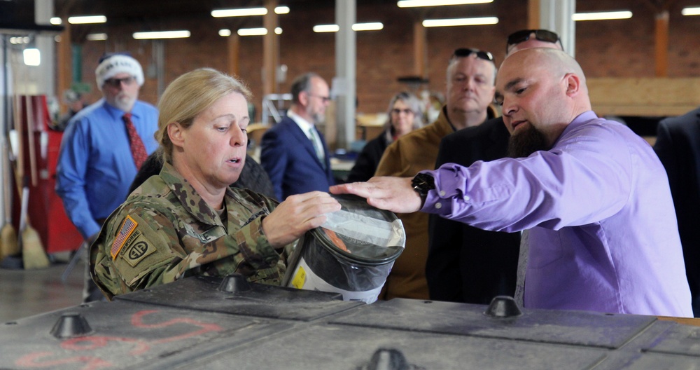 Senior Army logistician visits Sierra Army Depot