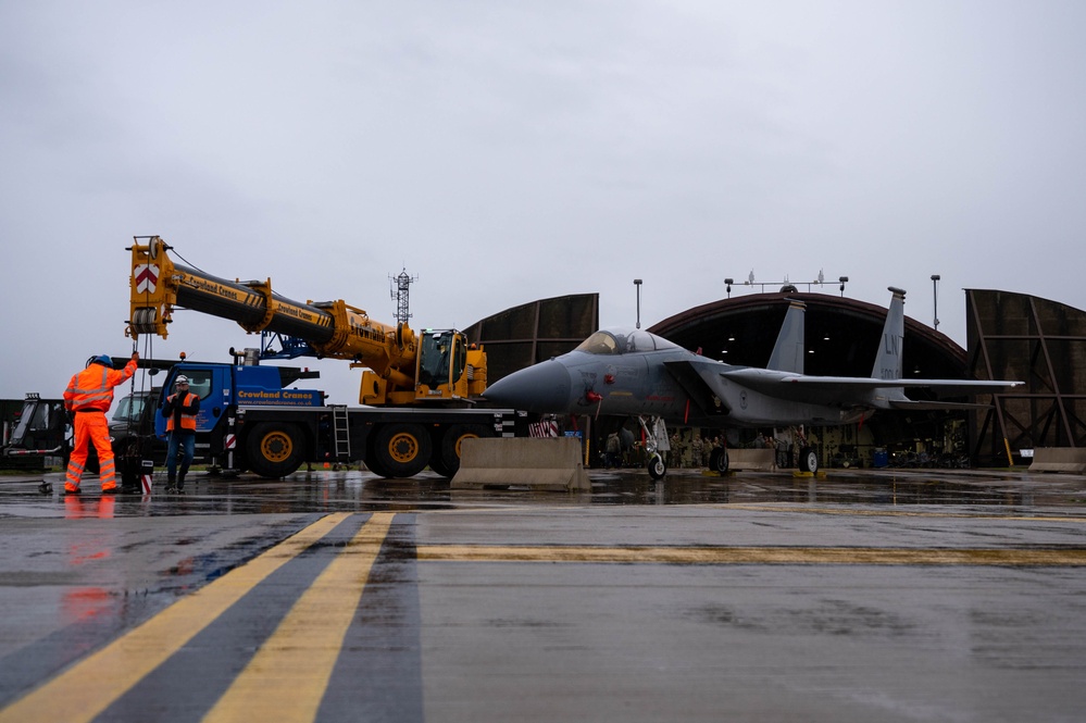 Crash and Recovery Exercise at RAF Lakenheath