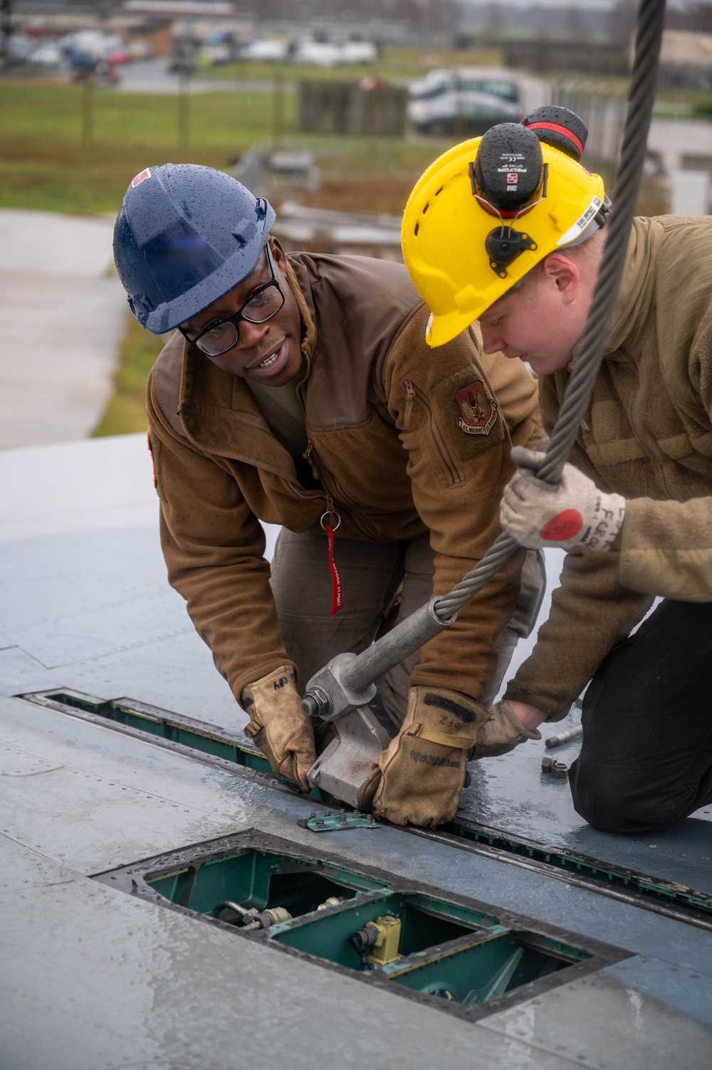 Crash and Recovery Exercise at RAF Lakenheath