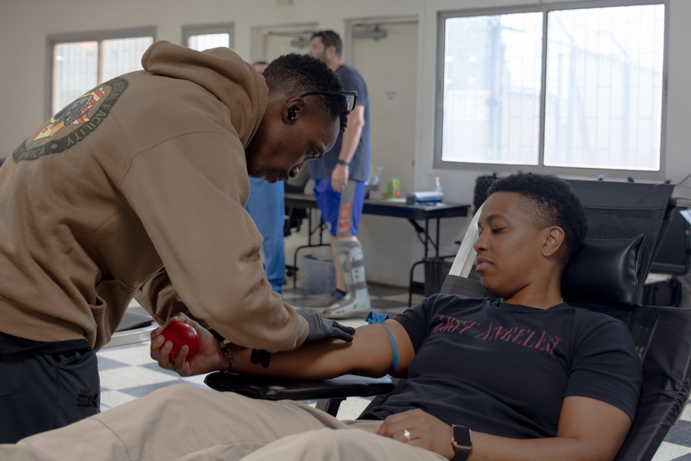 Camp Lemonnier’s EMF Screened Volunteers for Walking Blood Bank