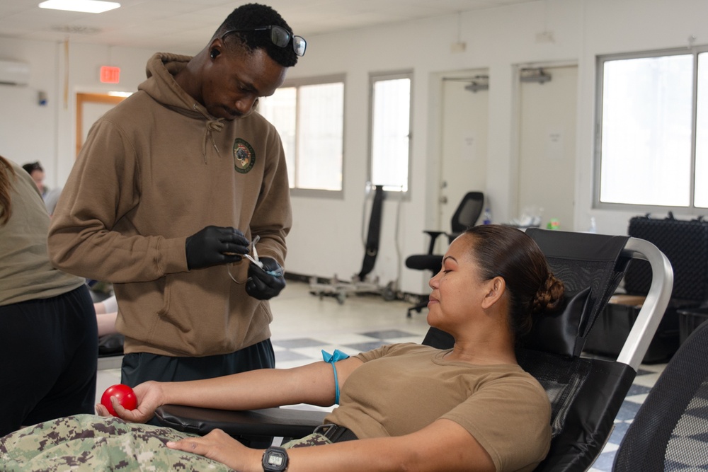 Camp Lemonnier’s EMF Screened Volunteers for Walking Blood Bank