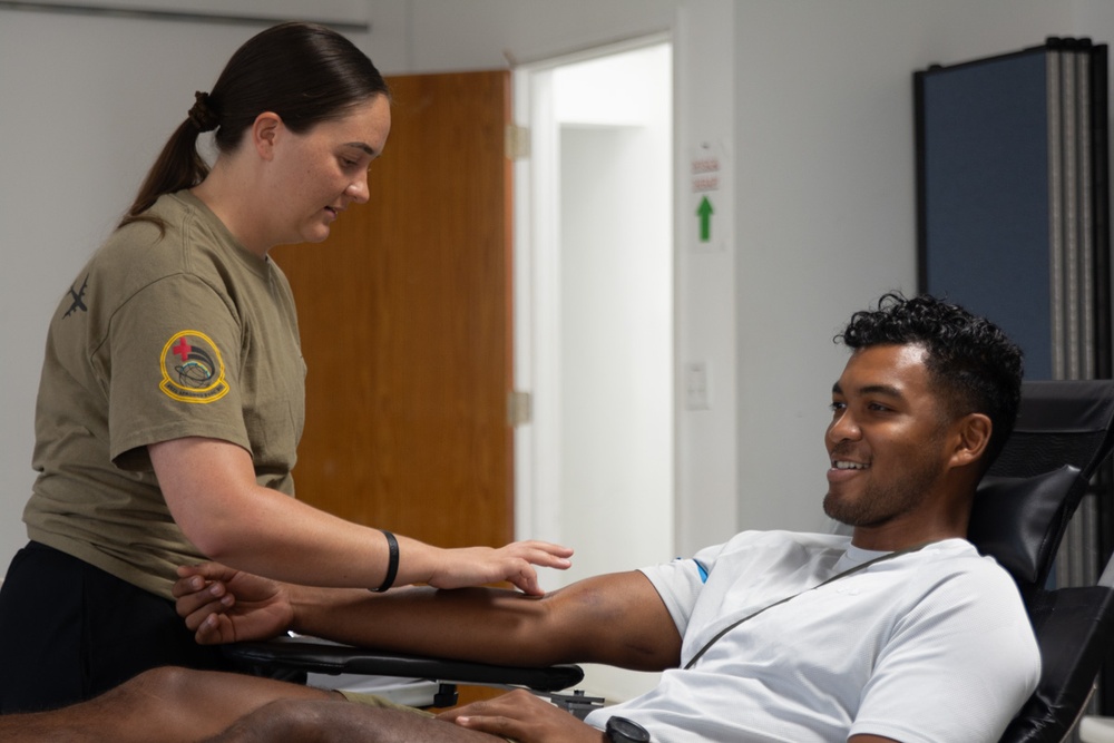 Camp Lemonnier’s EMF Screened Volunteers for Walking Blood Bank