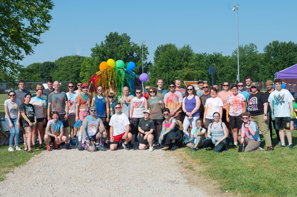 Scott AFB hosts 2023 Pride Month Color Run