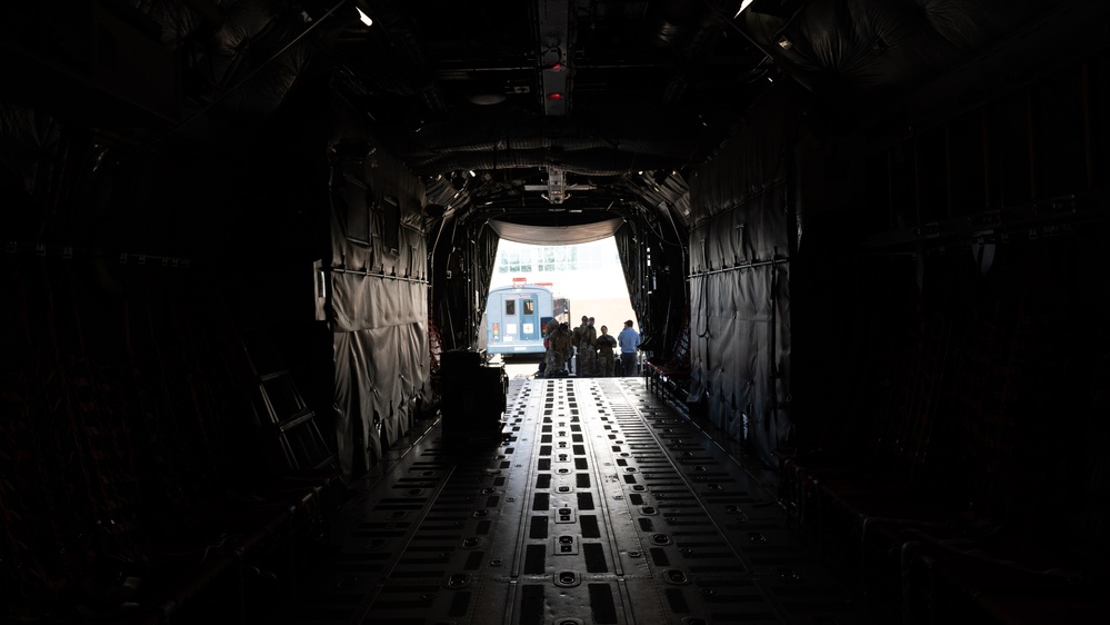 Students participate in aeromedical training at the Air Force School of Aerospace Medicine (USAFSAM) at the 711 Human Performance Wing.