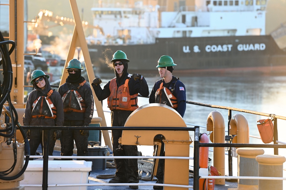 Coast Guard Cutter James Rankin crew