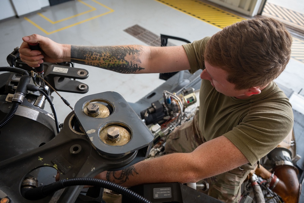 920th Aircraft Maintenance Squadron remove spindles