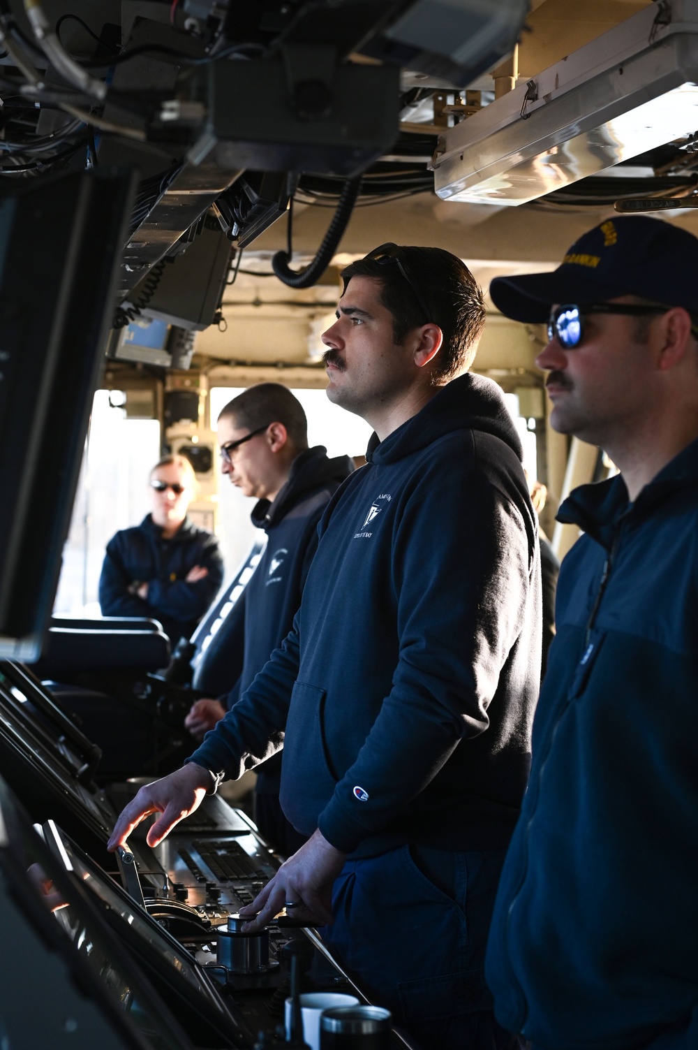 Coast Guard Cutter James Rankin bridge watch