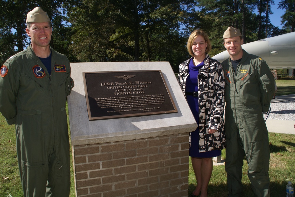 F/A-18A Hornet display at Arnold AFB honors Wittwer