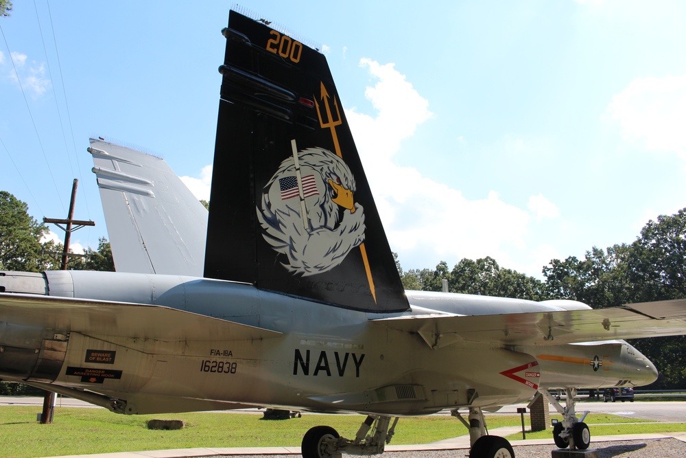 F/A-18A Hornet display at Arnold AFB honors Wittwer