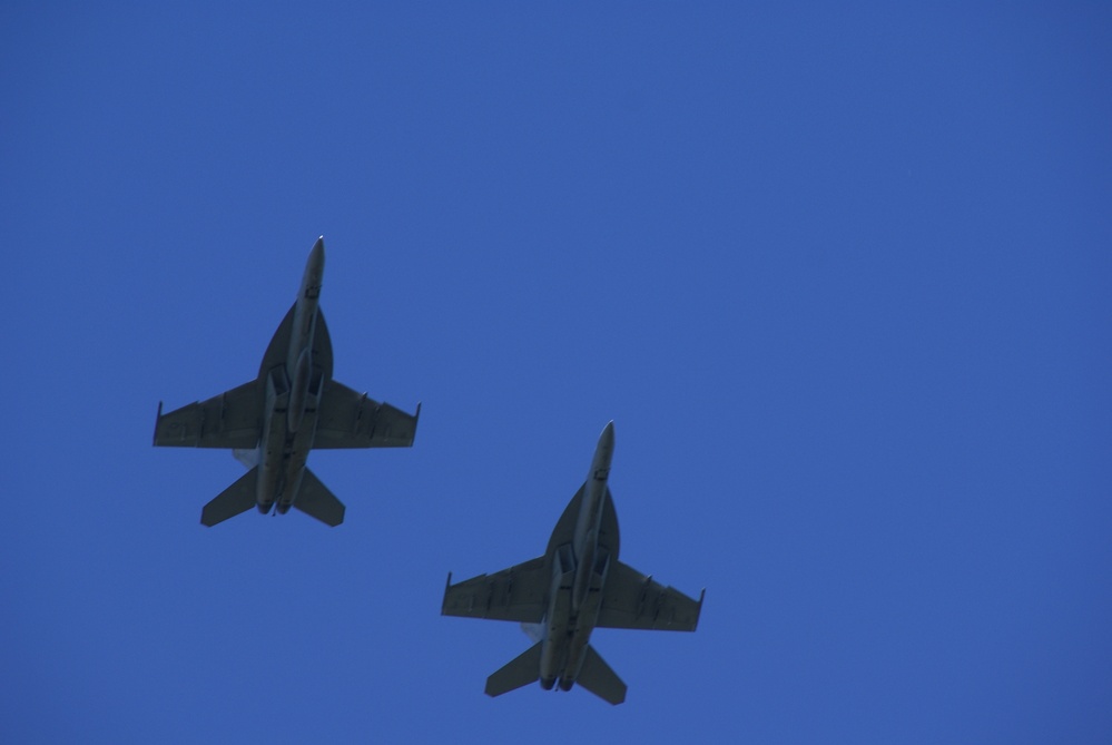 F/A-18A Hornet display at Arnold AFB honors Wittwer