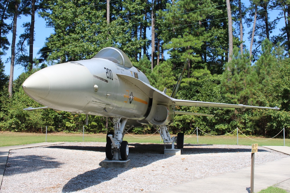 F/A-18A Hornet display at Arnold AFB honors Wittwer