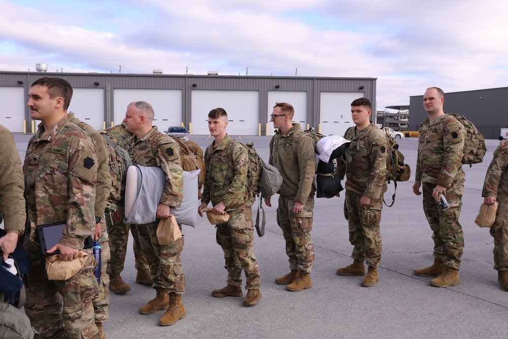 PA Guard Soldiers Depart for Africa Mission