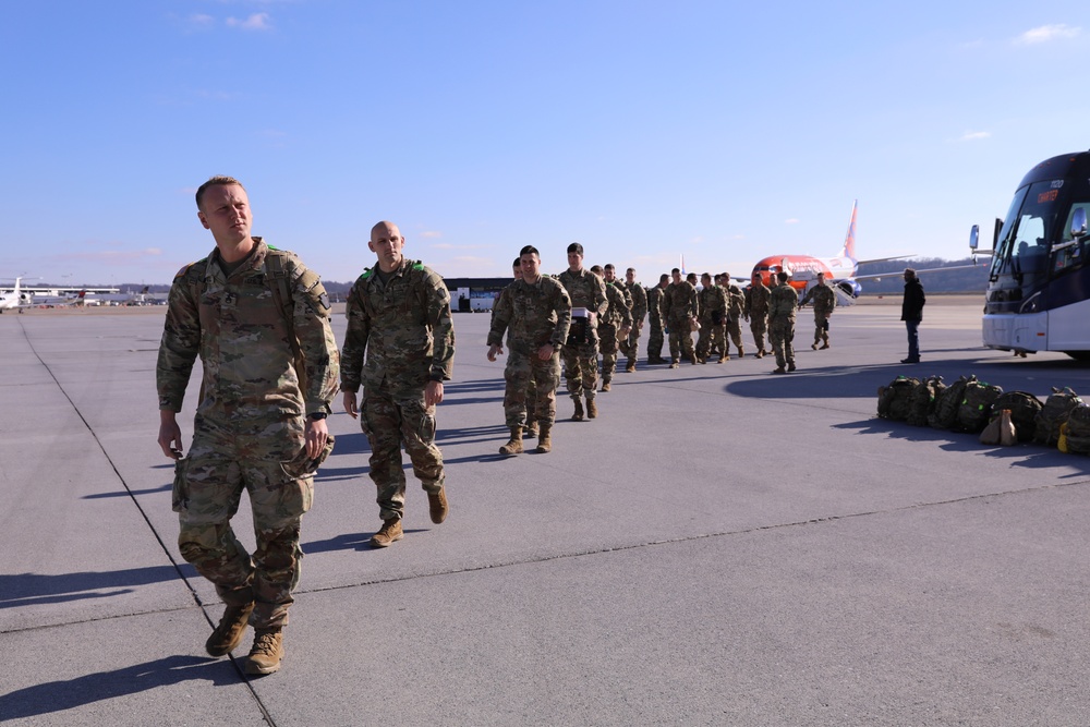 PA Guard Soldiers Depart for Africa Mission