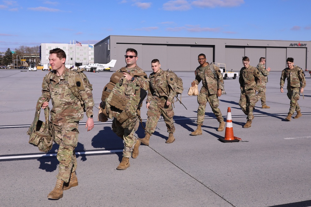 PA Guard Soldiers Depart for Africa Mission