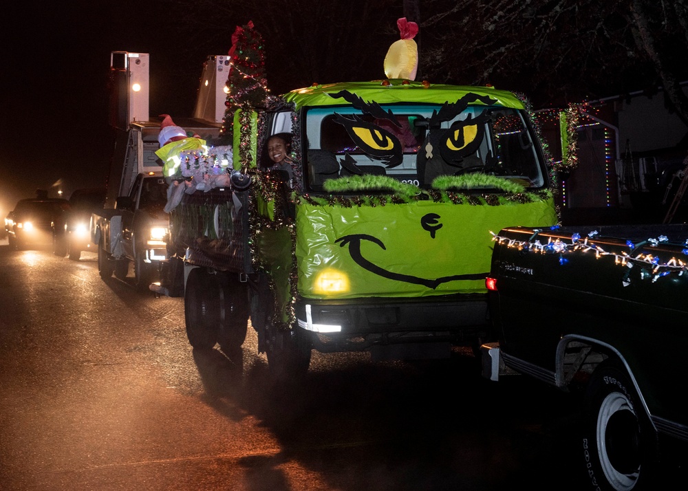 Team McChord holds holiday parade