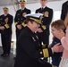 Cmdr. Katrina Stegner Embraces Her Son