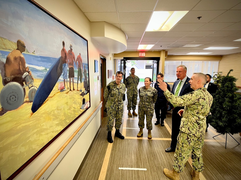 Congressman Scott Peters (CA-50) visits NMCSD