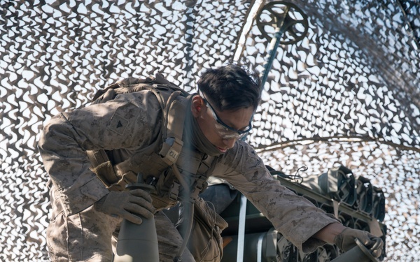 15th MEU Conducts Expeditionary Fires Exercise at Camp Pendleton