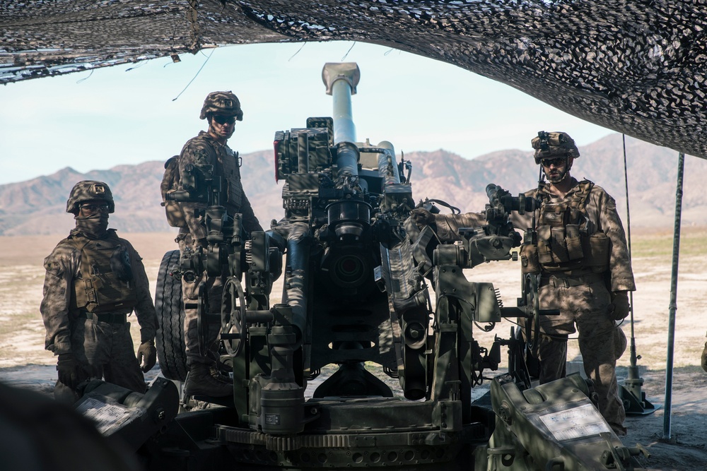 15th MEU Conducts Expeditionary Fires Exercise at Camp Pendleton