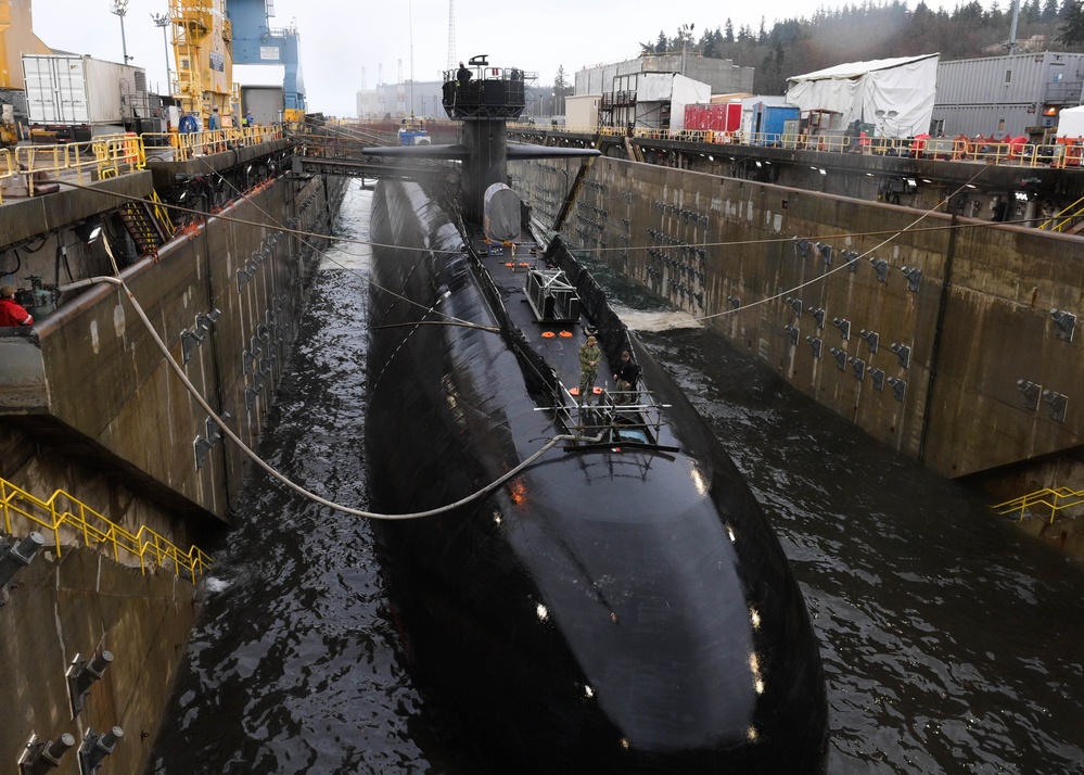 TRFB Team Restores USS Nevada (SSBN 733) in Dry Dock