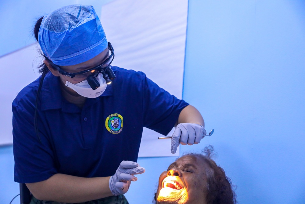 Pacific Partnership 2024-1: USNS Mercy Dental at the Senior Care Center